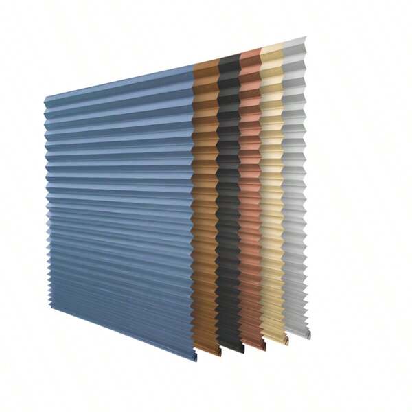 2 Stücke/Set, mehrere Farb- und Größenoptionen, minimalistische gefaltete Vorhänge, halbtransparent, atmungsaktiv, einfache Installation ohne Bohren, ausziehbar, an alle Räume anpassbar, verleiht dem Raum einen eleganten Stil