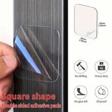 50 Pieces Strong Double-Sided Nano No-Trace Transparent Waterproof Stickers - Residue-Free Removable Clear Tape, Suitable For Home, Car, Walls, Glass, Mirrors, Phones, Laptops, Durable Adhesive Design, Essential For DIY Enthusiasts - 50 Items - View 8