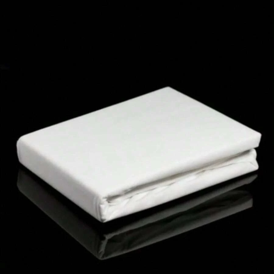 Made In Turkey - Waterproof Fitted Mattress Protector – 100% Cotton, Soft, Liquid-Proof Alez – Double Size ( 200x200cm+ 30cm) - White - View 1