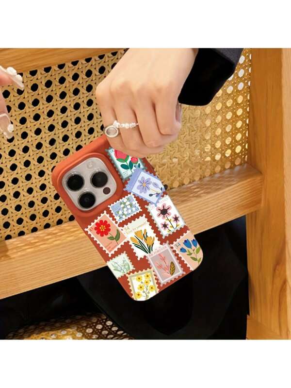500pcs/Roll Cute Cartoon Colorful Flower Stickers - Luggage, Laptop, Guitar, Mobile Phone, Water Bottle, Reuse Luggage And More Luggage Decoration | Optimistic Design | Easy To Apply Stickers, Floral Decoration