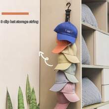 1pc Hanging Hats To Store Magical Items In The Bedroom, Sticking To The Wall. After Entering The Entrance, The Wardrobe In The Foyer Is Equipped With A Baseball Cap Storage Hook Rack, Which Can Be Used To Store Small Doll Pendants. The Display Rack Can Be Used To Store Dolls On The Doll Wall, And The Plush Door Can Be Used To Clip The Wardrobe Wall Mounted Storage Bag
