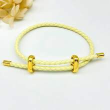 1 chiếc Vòng tay kim loại đơn khóa PU màu trơn phong cách học sinh có thể điều chỉnh, phù hợp với phụ nữ, phụ kiện tự làm, quà tặng cho bạn thân/chị gái/ngày của mẹ, trang phục hàng ngày đa năng - Nhiều màu - Xem 16