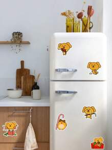 50pcs/Pack Funny Cute Dumb Dog Sticker Decorations, Waterproof For Water Bottle, Phone, Fridge