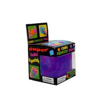 Needoh Striped Ice Cube Malt Sugar Stress Relief Toy, Squeezy Ice Cube Malt Sugar Decompression Toy - Multicolor - View 8