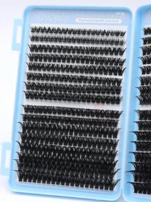 608pcs Eye Lash Clusters, D Curl, 80D+100D Curl, 8-16mm Length, DIY Eyelash Bundles For Natural Appearance, Ultra-Thick, Smart, Ultra-Soft, Ultra-Light, Reusable Individual Segment False Eyelashes, Suitable For Beginners, Daily Life, Wedding, Date, Party, Music Festival, Halloween Lash Clusters,Eye Lash Clusters,Individual Eyelashes,Lashes,Fake Lashes