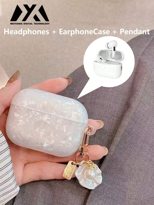 MEIYIXING MEIYIXING Wireless Outdoor, Fitness, Exercise And Running Wireless Headphones, Gaming Headphones, Sports Headphones, High-Fidelity Sound, Low-Latency Earbuds, Built-In High-Definition Microphone, Waterproof, Long Battery Life, 200mAh Battery Capacity, Wireless Connection Name "AT2p'ro"