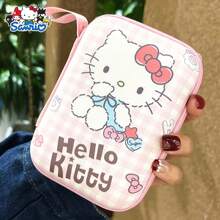 Limited Edition Sanrio Hello Kitty & Kuromi Cute Cartoon EVA Storage Bag - Portable Cable Organizer, Charger Carry Case, Earphone & USB Drive Storage Pouch With Handle And Zipper