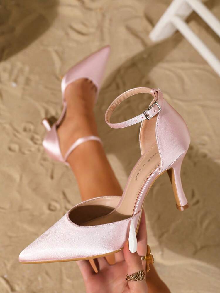 pink dress heels heels to wear with pink dress Hot Pink Dress by Just Add Heels