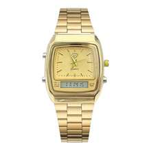 [9831-Cx] DHP Women's Water Resistant Watch - Gift Box - Gold - View 1