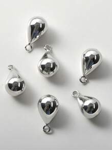 2pcs, Water Drop Jewellery Making Charm.Not Easy To Lose Colour, Allergy.Suitable For Making Earrings, Necklaces, Bracelets, Tiaras, Key Rings, Keychains.DIY Decorative Pieces.Make Unique Jewellery.Key Rings, Amulets, Decorative Pieces. Diy Charm Jewellery Accessories.Jewellery Making Supplies.Bracelet Charms Crafts And Everyday Gifts.Back-To-School Season