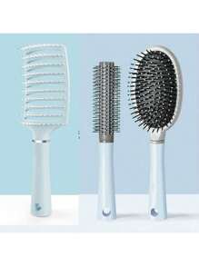 1/3pcs Angel Design Hair Brush, Women Styling Paddle Massage Brush, Queen Air Bag Brush, Wing Brush, Creative Fashion Angel Wing Hair Brush, High-Quality Portable Beauty Makeup Tool Casual Grip Brush