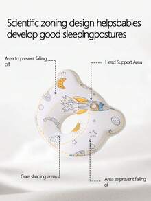 1pc Newborn Baby Bear-Shaped Shaping Pillow, Soft And Skin-Friendly.