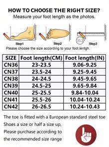 UMBURLLY Women's Steel Toe Shoes, Anti-Smash, Anti-Puncture, Anti-Slip, Lightweight, Suitable For All Seasons Work Shoes