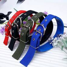 1pc    Pet Dog Collar Nylon Foam Collar - 隨機 - 查看 5