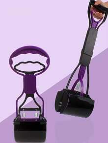 1pc Multi-Color Pet Poop Scoop, Pet Cleaning Tool, Portable Dog Waste Picker, Clip-On Design, Battery-Free, Plastic Material, Essential For Pet Waste Management, Must-Have For Walking Dogs - Multicolor - View 5