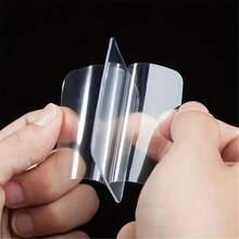 50 Pieces Strong Double-Sided Nano No-Trace Transparent Waterproof Stickers - Residue-Free Removable Clear Tape, Suitable For Home, Car, Walls, Glass, Mirrors, Phones, Laptops, Durable Adhesive Design, Essential For DIY Enthusiasts - 50 Items - View 4