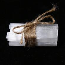 5/10/20pcs Natural Selenite Stick Chips, Natural Selenite Crystal Sticks, Gypsum White Quartz Wands, Raw White Quartz Gypsum Mineral Specimen Points For Meditation, Decorative Display - White - View 7