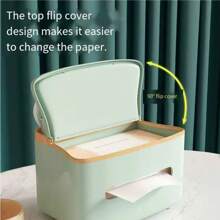 Luxus Haushalt Papierhandtuchhalter, hochwertiger Wohnzimmer Schreibtisch Teetisch Schlafzimmer cremefarbener Fernbedienungshalter Taschentuchbox Schulanfang