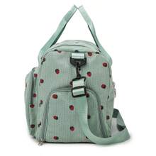 Large Capacity Mother-Child Bags Set, Fashionable Corduroy Women's Crossbody Shoulder Bags, Student Dorm Bag, Training Bag, Travel Luggage Bag, Overnight Bag, Men's Flight Bag, Vacation Bag, Gym Bag Bag For School School Accessories School Stuff