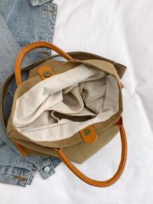 Casual Large Capacity Canvas Bag, Wide Strap Crossbody Bag, Niche 2025 New Versatile Tote Handbag