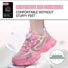 UMBURLLY 女士钢头鞋夏季防砸防刺休闲一脚蹬钢头透气轻便工作鞋