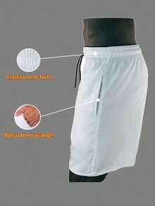KIT 2 SHORTS masculino tactel elastano moda praia academia esportes secagem conforto