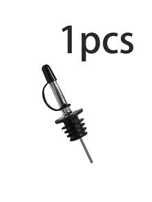 1/12 件不锈钢葡萄酒瓶塞，带橡胶防尘盖，适用于葡萄酒、醋、油和白酒 - 銀色 - 查看 7