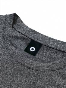 3 Stücke Herren Lässig Sportanzug, atmungsaktives, weiches, anliegendes Shirt mit Buchstabenaufdruck, Rundhalsausschnitt, Kurzarm, Mischung aus Polyester und Elastan, maschinenwaschbar, leicht und lässig, ideal für den täglichen Sommertragen der Herren, hervorragend für Outdoor-Aktivitäten, Reisen und Entspannung, perfektes Geschenk für Ehemann oder Freund