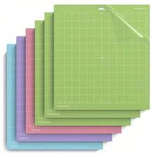 优质 6 件套 12x12 英寸雕刻机切割垫，具有 4 种粘度 - 高精度防滑垫，适用于激光雕刻、乙烯基切割和工艺品 - 耐用、自愈表面，保护工作台 - 网状粘合防滑切割垫，适用于工艺品、绗缝、缝纫、剪贴簿和所有艺术，非常适合 DIY 工艺品和纸雕，保护您的工作表面 - 綠色 - 查看 13