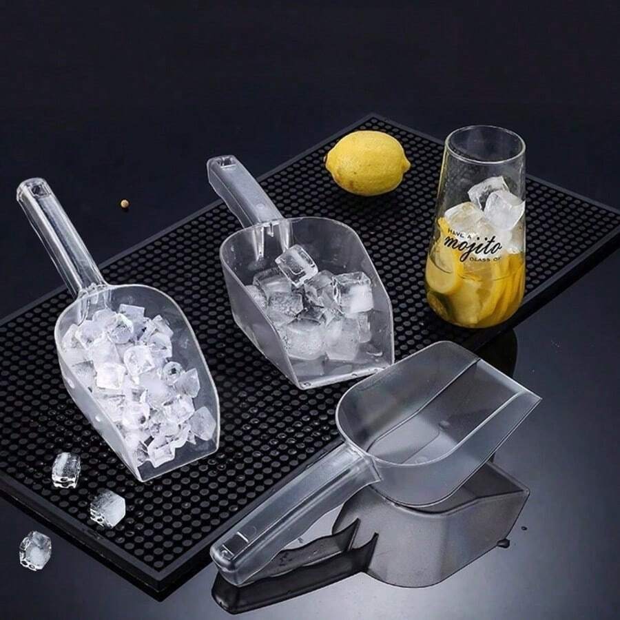 饼干/面粉/干果/咖啡豆勺，透明方形冰勺，厨房烘焙用品