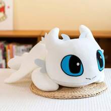 1 pieza - 2025 Nuevo-Lindo muñeco de peluche pequeño de dragón de dibujos animados Toothless Dragon Dol Almohada de animal de peluche.Gran regalo para cumpleaños, feriados, regalo perfecto