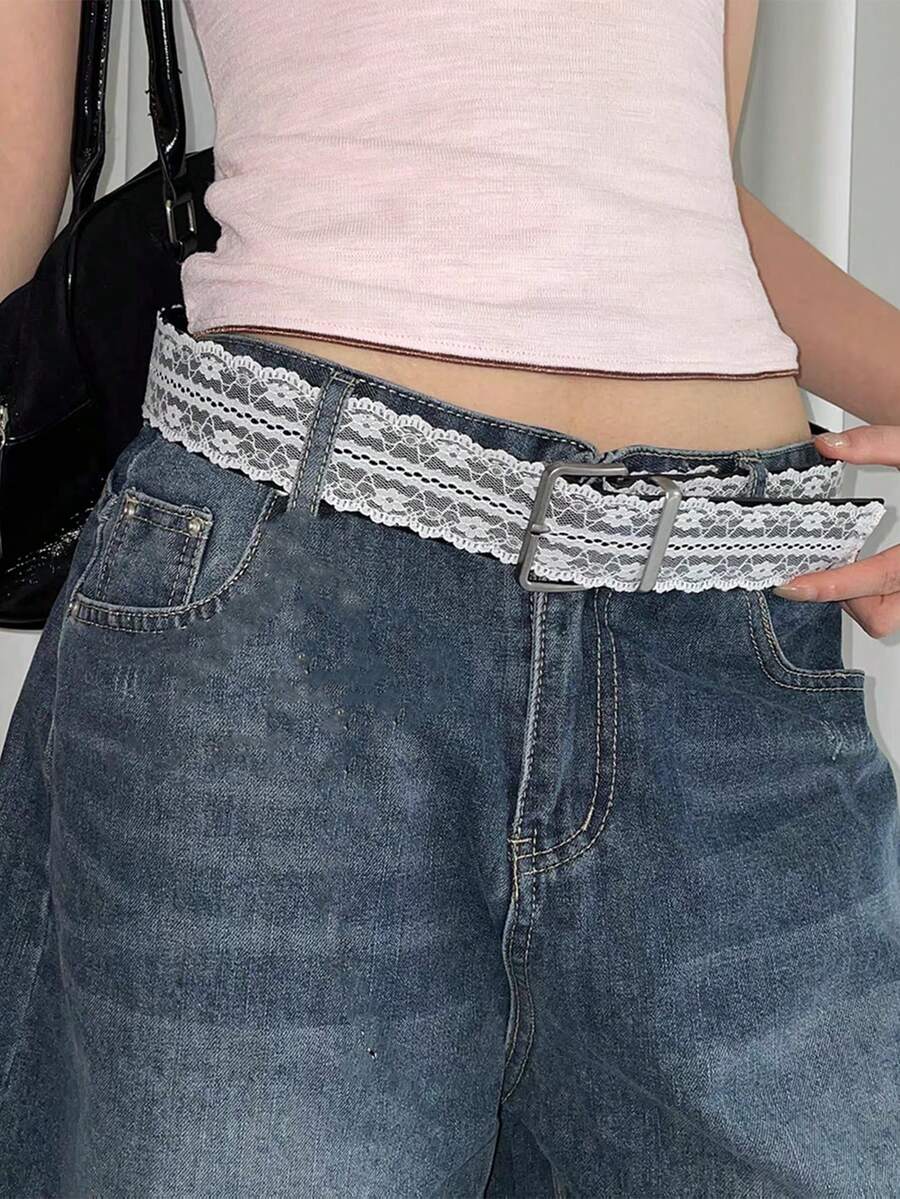 1 chiếc thắt lưng ren đa năng thời trang, phụ kiện thắt lưng cho váy và quần jeans nữ, thích hợp cho mùa thu, Halloween.