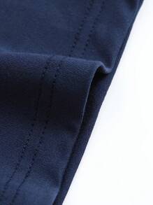 2pcs Men's Casual Street Fashion Solid Color Crew Neck Short Sleeve T-Shirts