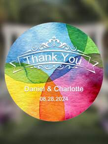 A Sweet Thank You Stickers Template, Favor Tags, Wedding Printable, Wedding Favor Ideas, Bridal Shower Favors,Thank You For Celebrating With Us Stickers, Custom Wedding Favor Stickers, Personalized Labe,Back To School Gift.