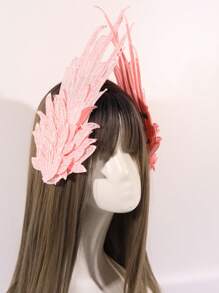 1 Pair Extra LargeFeathery Black White Pink Sky Blue