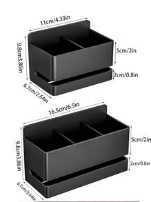 Badezimmer Aufbewahrungsbox Zahnbürstenhalter Wandmontierter elektrischer Zahnbürstenorganizer Stand Kamm Make-up Pinsel Rasierer Rasierapparat Fernbedienungshalterung, ohne Bohren erforderlich