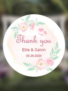 A Sweet Thank You Stickers Template, Favor Tags, Wedding Printable, Wedding Favor Ideas, Bridal Shower Favors,Thank You For Celebrating With Us Stickers, Custom Wedding Favor Stickers, Personalized Labe,Back To School Gift.