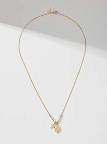 1 pièce Collier pendentif croix de prêtre avec perles en cuivre de style européen et américain, hypoallergénique, fait main, à 3 couleurs, pour le 25e anniversaire. Convient pour les cadeaux, les couples, les amis, l'usage quotidien, les fêtes, les prières