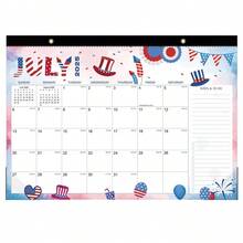 1 Stück Wandkalender, minimalistischer Tischkalender, 18 Monats Englischsprachiger Kalender