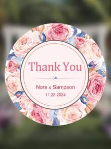 A Sweet Thank You Stickers Template, Favor Tags, Wedding Printable, Wedding Favor Ideas, Bridal Shower Favors,Thank You For Celebrating With Us Stickers, Custom Wedding Favor Stickers, Personalized Labe,Back To School Gift.