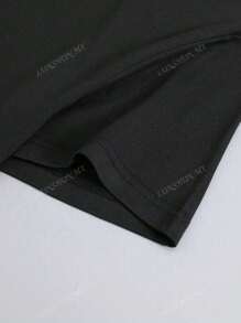 Camiseta de manga corta con cuello redondo de algodón negro de 180 g para mujer, camiseta con estampado de corazón y pata, regalo para amantes de las mascotas, top informal de moda para mamás y perros, talla grande para mujer