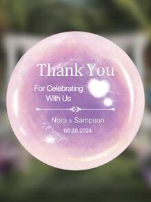 A Sweet Thank You Stickers Template, Favor Tags, Wedding Printable, Wedding Favor Ideas, Bridal Shower Favors,Thank You For Celebrating With Us Stickers, Custom Wedding Favor Stickers, Personalized Labe,Back To School Gift.