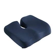 1pc Memory Foam Foam Height-Increasing And Enlarged Outdoor Courtyard Seat Cushion Anti-Slip, Home Decoration Outdoor Rest Slow Rebound Pillow Seat Cushion, Upgraded Accessories Ergonomic Spine Protection Support Seat Cushion, Office Chair Long-Term Sitting Seat Cushion, Car Height-Increasing Cushion, Anti-Slip Bottom