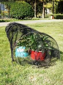 Tunnel da giardino pieghevole - Coperture per verdure e frutta con protezione UV, barriera contro insetti e uccelli, 2 opzioni di dimensioni, adatto per fattorie e serre, protezione per verdure | Copertura da giardino da esterno | Rete resistente