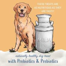Yogurt Sticks, Prebiotic &Amp; Probiotics, Protein Rich - Lactose Free - Gluten Free - Corn Free - Grain Free, USA Made, For All Breeds, 5 Pieces Of Droolicious Yogurt Sticks, Peanut Butter Flavor - Peanut Butter - 查看 5