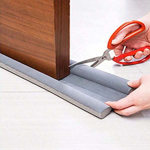 VFRYP Tira de sellado de fondo de puerta, tira de sellado a prueba de polvo para puerta, sello de umbral