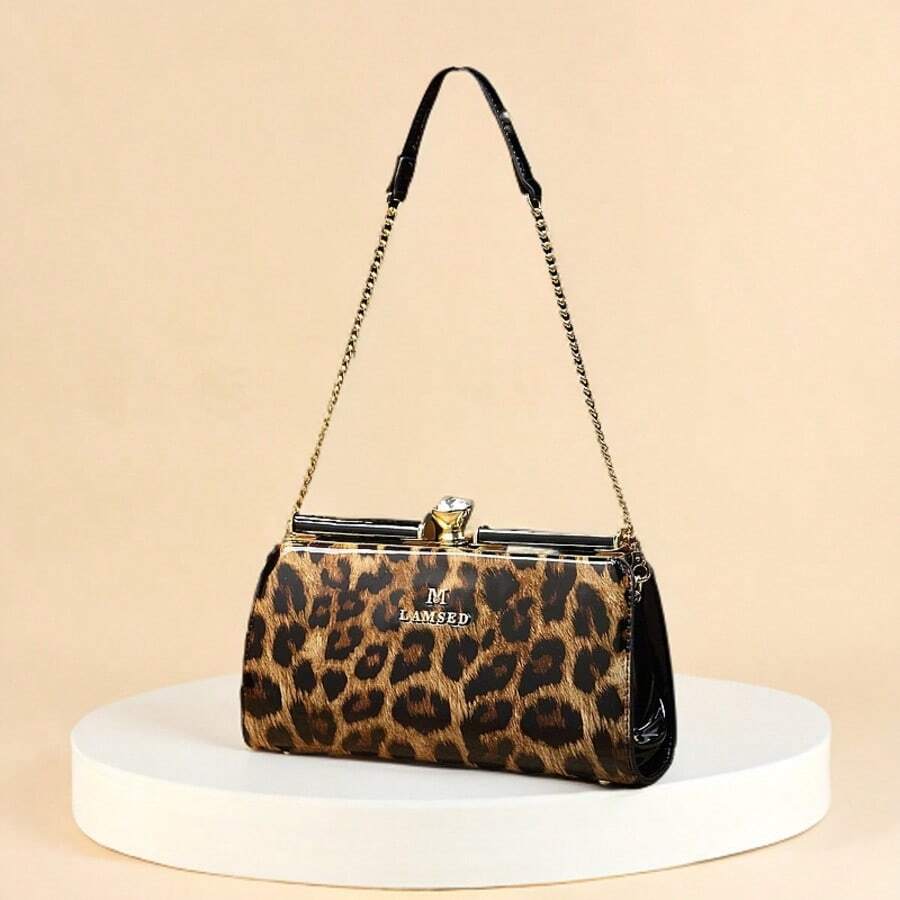 Ladies Sparkly Rhinestones Evening Clutches Women's Crystal Diamante Evening Bag Prom Wedding Handbag Party Purse Chain Shoulder Bag - Multicolor - View 1