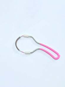 1/2 件手动弹簧面部脱毛工具 - 易于使用、便携，适用于上唇、下巴、颈部多余毛发去除 - 彩色 - 查看 4