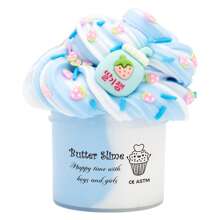 Kit de Slime de Manteiga de Chá Bubble Tea Fofo para Crianças, Lembrancinhas de Festa Slime Elástico, Não Grudento, Colorido e Perfumado, Brinquedo Anti-Estresse para Presentes de Meninos e Meninas, Fidgets para Crianças, Slime, Kit de Slime > Argila, Slime de Mel, Slime Roxo, Slime para Meninas, Rosa, Cuidados com a Pele para Crianças, Slime Elástico, Slime > Nuvem