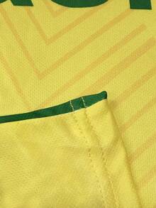 Custom Brazil Yellow Soccer Jersey For Men, Comfortable Round Neck Sports Top, Suitable For Soccer Training, Casual Wear, Gift,Stylish,Fashion,Hipster,Casual,Minimal Chic,Personalized,Customized,Custom,Unique,Guy Costumes,Capsule Wardrobe,Men Basic/Street Style,Ideal Gifts For Him,Boyfriend,Family,Friends,For Birthdays,For Vacation/Holiday,For School/Competition,For Sports/Climbing